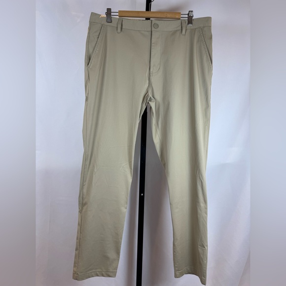 Rhone Commuter Performance Chino Pants Size 36 Khaki